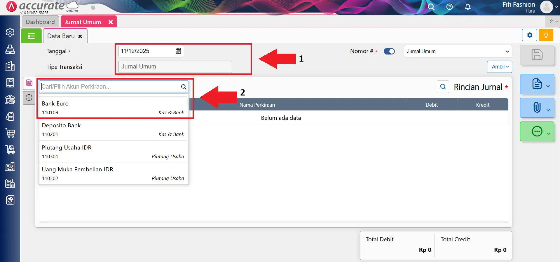 Mencatat pelunasan faktur mata uang asing dengan mata uang lain
